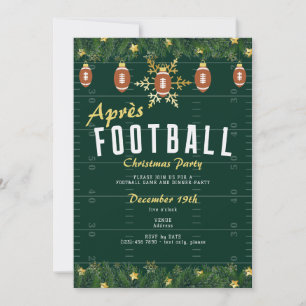 Après Football Kerstdiner Sportfeest Kaart