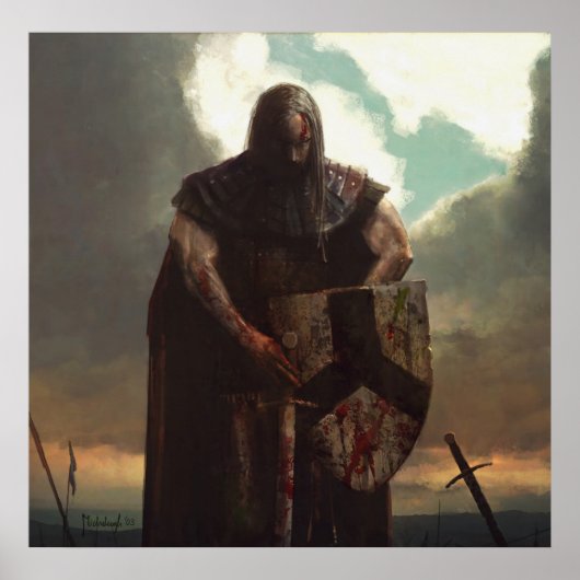 Après la bataille - affiche du guerrier (Devant)