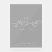 Après la fête commence ici Mariage blanc Script (Recto)