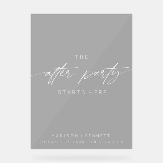 Après la fête commence ici Mariage blanc Script (Recto)