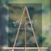 Après la fête commence ici Mariage blanc Script (Neutre)