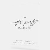 Après la fête commence ici Mariage givré (Angle)