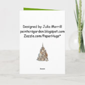 Après la tempête carte de Noël (Dos)