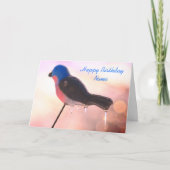 Après la tempête hiver carte d'anniversaire person (Devant)