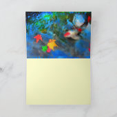 Après la tempête, la carte de voeux de Koi (Intérieur)