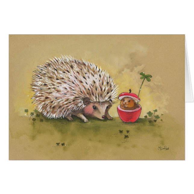 Après-midi chanceux de trèfle (Devant horizontal)