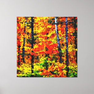 Après-midi d'automne #2 - Peinture Art Toile envel