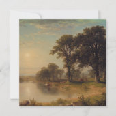 Après-midi d'été (1865) - carte plate (Devant)