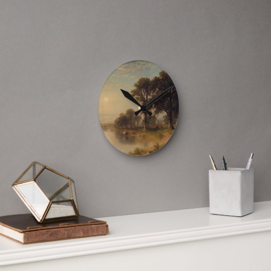 Après-midi d'été (1865) - Horloge ronde (Bureau)