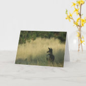 Après-midi Mulie, carte de voeux par la marque (Fleur jaune)