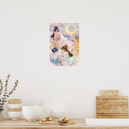 Après-midi : Sailor Moon Inspiré - Poster Matte (Cuisine)