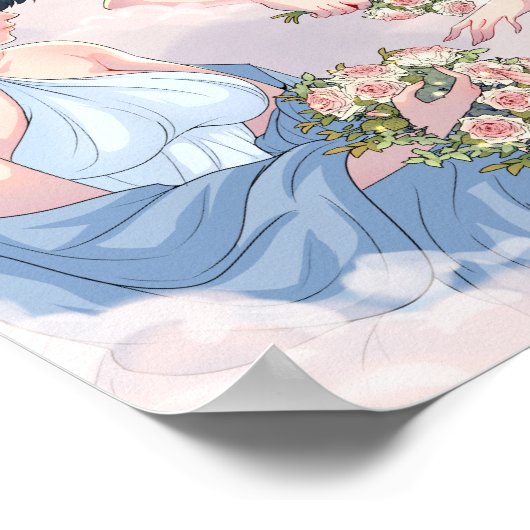 Après-midi : Sailor Moons Inspiré - Poster Matte (Coin)