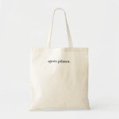 Apres Pilates. Canvas canvas tas (Voorkant)