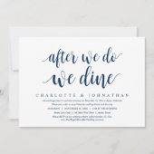 Après que nous ayons fait, nous dînons, Invitation (Devant)