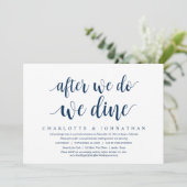 Après que nous faisons, nous dînons, Invitation de (Debout devant)
