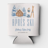Apres Ski Baby shower Winter Nesting Party Blikjeskoeler (Voorkant)