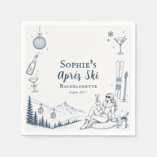 Après Ski Bachelorette Alpen Chique Cocktail Papie Servet