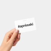 Après-ski Badge (Handheld)