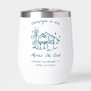 Après Ski Champagne sur glace Fête de Bach en hive