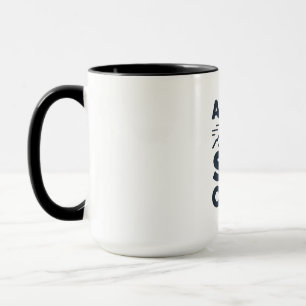 Apres Ski Club Berg Logo - Heren Winter Aangepast Mok