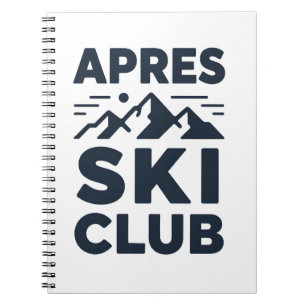 Apres Ski Club Berglogo - Heren Winter Collectie Notitieboek