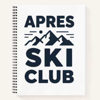 Apres Ski Club Berglogo - Heren Winter Collectie Notitieboek