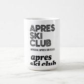 Apres Ski Club Coffee Mug – Winter Ski Lover Gift (Centre)