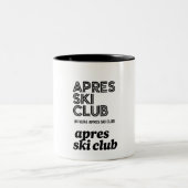 Apres Ski Club Coffee Mug – Winter Ski Lover Gift (Centre)