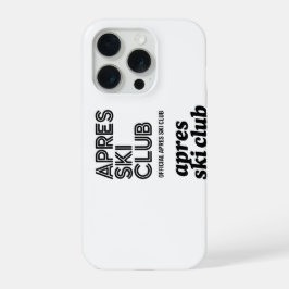 Apres Ski Club Coffee Mug – Winter Ski Lover Gift iPhone 15 Pro Hoesje
