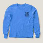 Apres Ski Club Mountain Logo - Custom Mens Winter  (Motif recto)