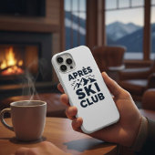 Apres Ski Club Mountain Logo - Custom Mens Winter  iPhone Hoesje