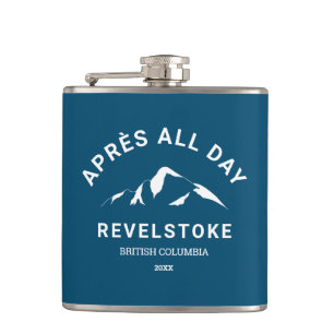 Après Ski Club Revelstoke Mountain Crest Heupfles