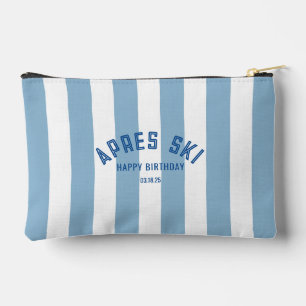 Apres Ski Happy Birthday Blue Cabana Stripe Etui