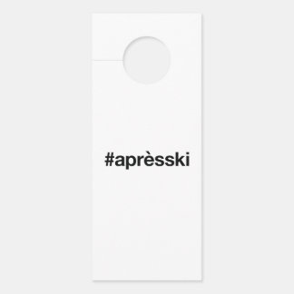 APRES SKI Hashtag