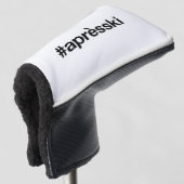 APRES SKI Hashtag Golfheadcover (3/4 voorkant)