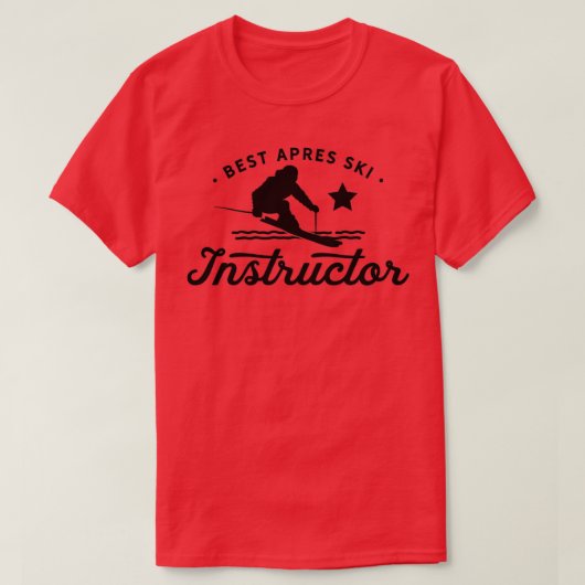 Apres ski instructeur 21 t-shirt (Design voorkant)