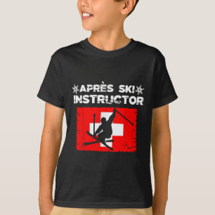 Apres Ski Instructeur Feest Fun Uitrusting Winters T-shirt