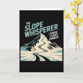 Après Ski Instructeurs Professioneel Skiloper Hell Kaart (Gele Bloem)