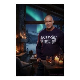 Après Ski Instructrice Perfect Poster