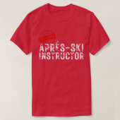 Apres Ski Party Certified AprsSki Instructor T-shirt (Design voorkant)