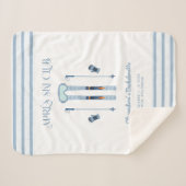 Apres Ski vrijgezellenfeest Sherpa Deken (Voorkant (horizontaal))