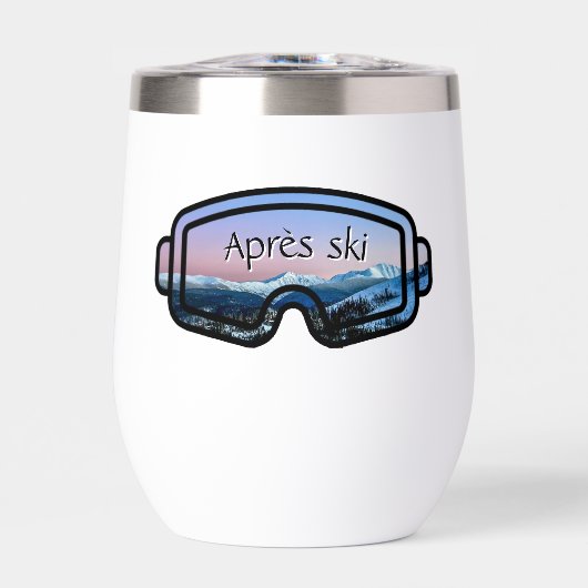 Apres Ski-waterfles (Voorkant)