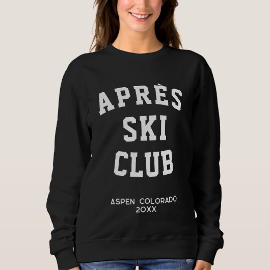 Après ski winterskireis Matching Groep Ski Trui (Voorkant)