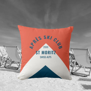 Après Skiclub Red Navy  stijl Ski Decor Kussen