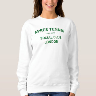 Après Tennis Club Speler Team Groen Witte Trui