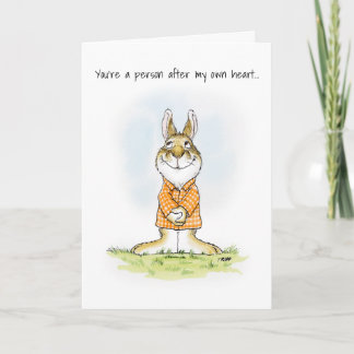 Après Votre Carte Coeur Rabbit