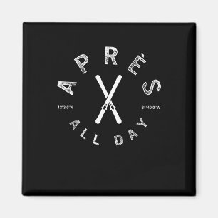 Apres Winter Sports Apres ski lover Skiing Magneet