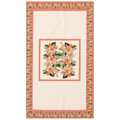 Apricot Azalea sur Crème 60" x 104" Nappe (Devant)