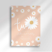Apricot Daisy Invitation du 2e anniversaire