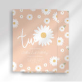 Apricot Daisy Invitation du 2e anniversaire
